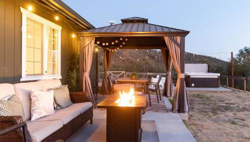 Cold Plunge, Hot Tub, Firepit, BBQ, Pet-Friendly, Sunset Views near Yosemite - Foto 2