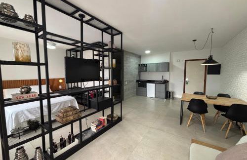 ENB1129 Flat Super Moderno com AC no Centro de SBC - Foto 28