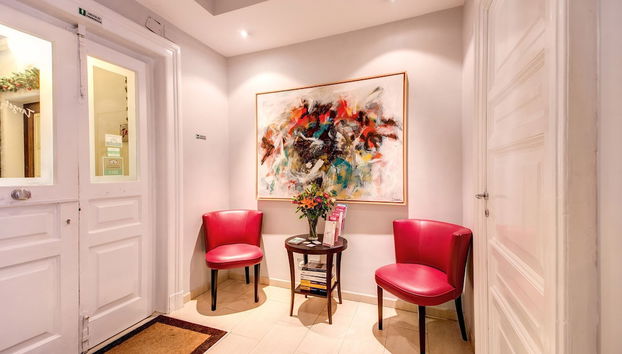 Coin salon dans le hall