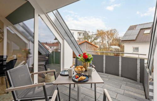 Haven Apartments Laupheim City WLAN Parkplatz Terrasse Balkon - Foto 56
