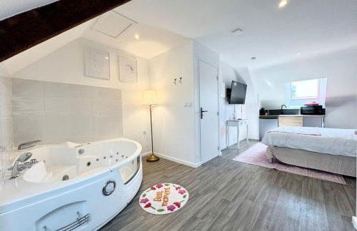 L’instant rose - Cocon fleuri avec jacuzzi - Foto 13