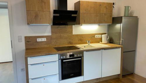 Ferienwohnung im Stadtzentrum von Bernau - Komfortable Wohnung mit 2 Zimmern, Bad, Spülmaschine, Waschmaschine, komplette Küche, WLAN, Terrasse, ruhige Lage - Foto 4, dishwasher, pet friendly