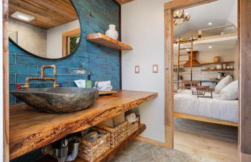 Secluded Luxury Couples cabin Sauna Pool - Foto 10