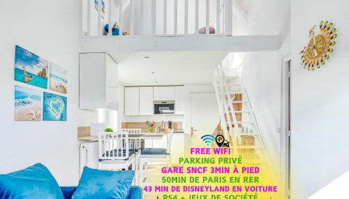 Escale pro & détente à 3 min de la gare - Parking - WIFI - PS4 - Foto 2