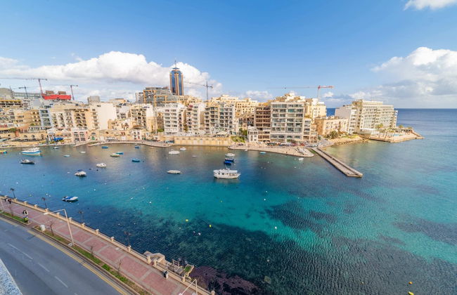 Amazing Views of Spinola Bay in Heart of St.julians - Foto 13
