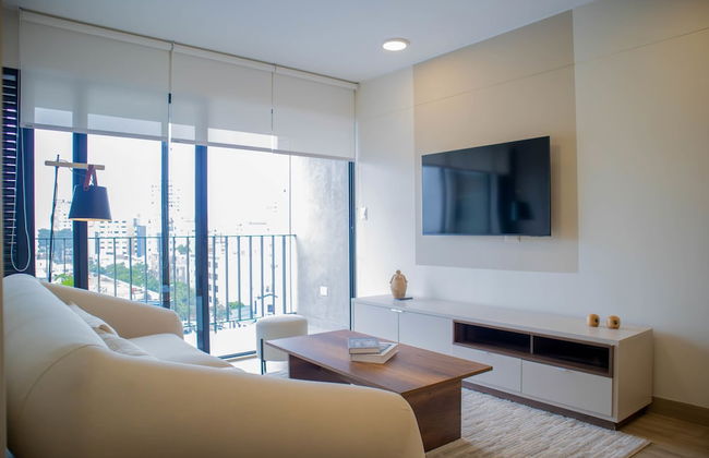 w Majestic 1BR w Modern Pool in Miraflores - Foto 8