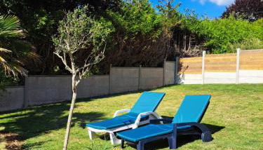 maison de vacances bord de mer - Foto 4, Garden, sunbed, Garden view