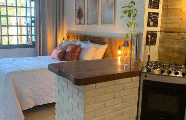 Suíte frente mar com cozinha e quintal pés na areia - Foto 26