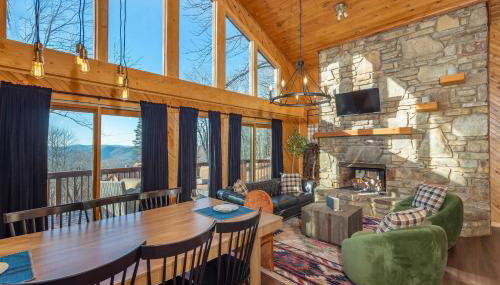 6 Br Cabin Hot Tub Fire Pit Min to Hatley Pointe - Foto 4