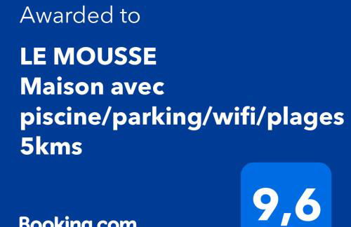 LE MOUSSE Maison avec piscine/parking/wifi/plages 5kms - Foto 41