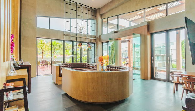 Zona de estar del vestíbulo