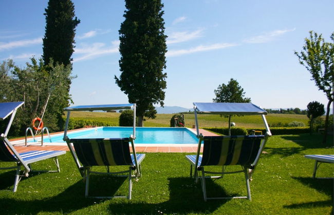 Wonderful private villa with A/C, WIFI, private pool, TV, veranda, parking, close to Montepulciano - Foto 15