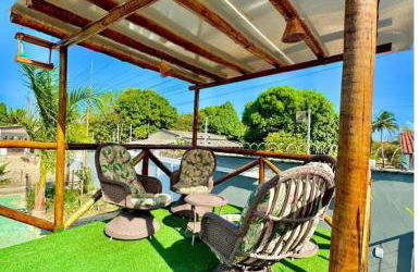 Chácara Clube Raposa, piscina, sauna, 6 qts, esportes areia, campo gramado - Photo 7