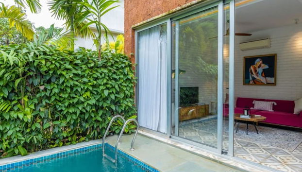 2bhk w Pvt Pool 10 Mins From Beach Villa Venus - Foto 2, Quarto