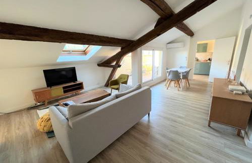 La Dolce Vita Nîmoise Terrasse 100 m des Arènes - Foto 17