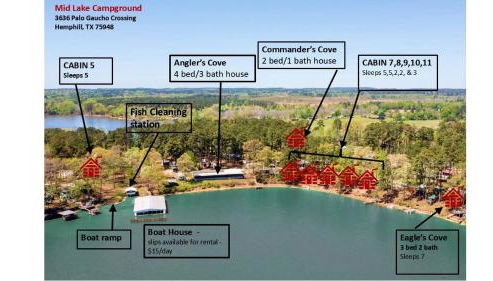 Spacious Modern Cabin on Toledo Bend Lake with Gorgeous Deck and Patio for an Amazing Family Getaway in Hemphill, Texas - Foto 4