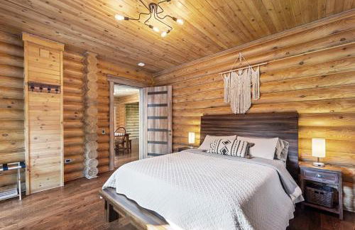Log House Chalet, Volleyball field, Sauna, Hot Tub - Foto 76
