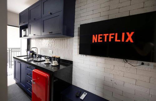 107-Studio compacto, moderno, climatizado perto da UEL - Foto 57