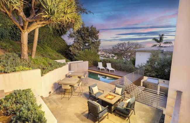 Kings Road West Hollywood Luxury Pool, Views, Firepit, Modern Design - Foto 1