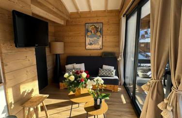 Appartement le StelO Les Gets 6 personnes aux pieds des pistes 2 chambres - Foto 5