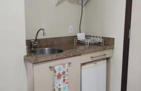 Studio pé na areia, vista, internet e ar - Foto 43