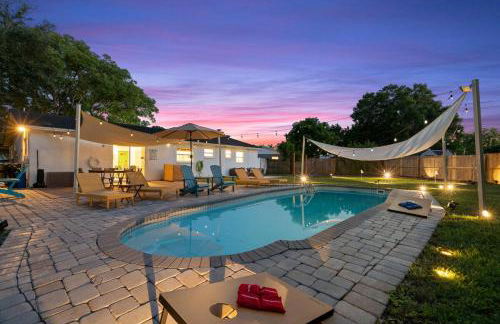 Green Oasis - Heated Pool, Mini-Golf, Ping Pong, 13 min Beach - Foto 4