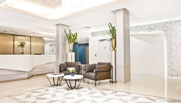 Zona de estar del vestíbulo