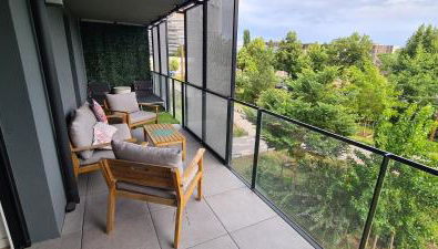 Vue Parlement Européen - Grande terrasse au calme - Tram à 2 min - Parking - Foto 3