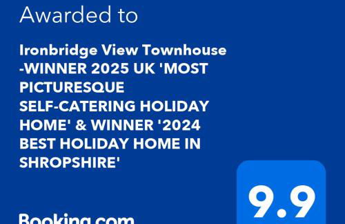 Ironbridge View Townhouse - WINNER 2026 UK MOST PICTURESQUE SELF-CATERING HOLIDAY HOME & 2026 SELF-CATERING ACCOMMODATION OF THE YEAR - Foto 80