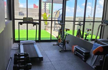 Lindo Studio com rooftop e piscina - Foto 16