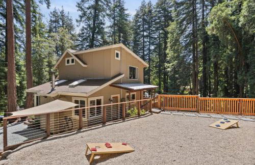 Redwood Oasis - Luxe Santa Cruz Cabin with Hot Tub - Foto 25