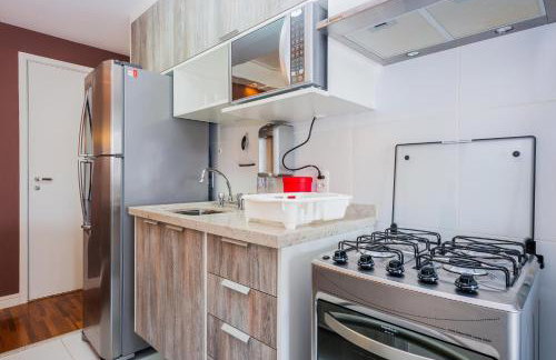 IN4 - Novo Bhaus Morumbi - Shopping Jardim Sul - 50m2 - Linda vista 19o andar - Vaga de Garagem - Acomoda 2 adultos e 1 criança - Foto 36