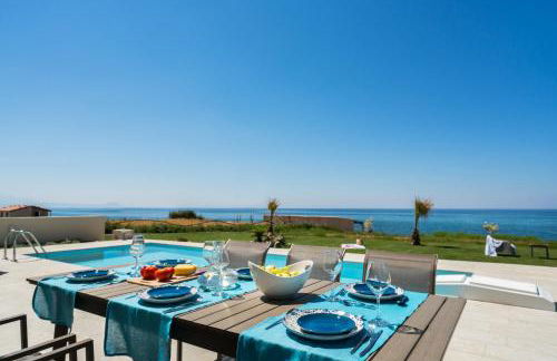 Beachfront Nymphes Aigli with Private Pool, Children Area & BBQ - Photo 14