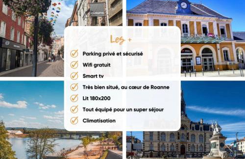 La Bulle Roanne centre-ville - Jaccuzi & Clim - Foto 3