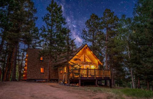 Timber A-Frame, Large Deck, Hot Tub, Fireplace - Foto 1