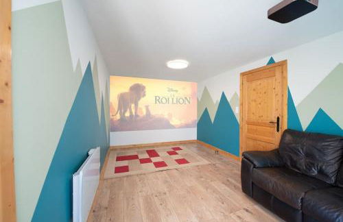 Le Cerf, chalet cocooning avec piscine et billard - Foto 22