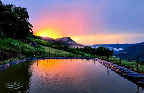 Cabana com banheira na colina - Foto 51