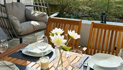 MOLA Apartments-Stilvolle Altstadtwohnung- Seilersee-5 Personen-Terrasse-Grill-Gratis WLAN - Foto 3, Garden, Garden view