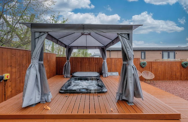 Family Luxury Cabin Retreat with hot tub - Foto 23