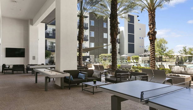 Coin salon dans le hall