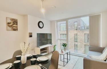 Modern 2bed Apartment in Birmingham City Centre 2 mins from Train Station with Free Parking and WiFi - Foto 2