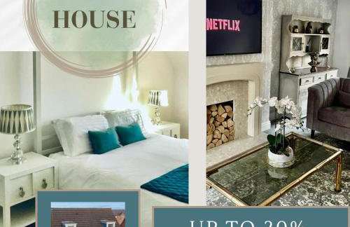 Spacious 5-Bed Detached House, Sleeps 10, Parking - Photo 1