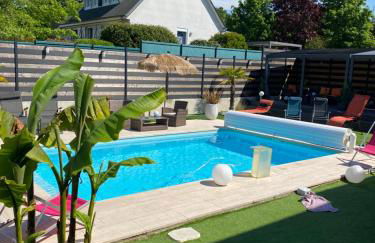 Maison avec piscine chauffée jacuzzi a1 heure paris 10 mn du centre ville - Photo 51