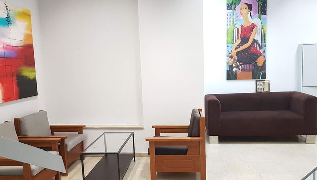 Zona de estar del vestíbulo