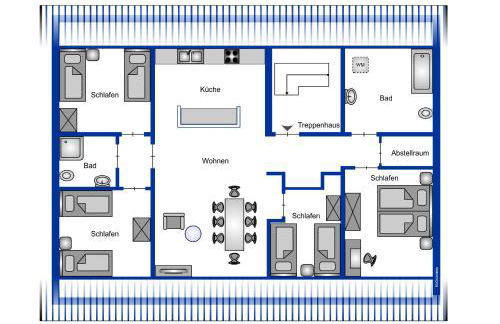 Große City-Wohnung, salt apartments Weissenfels - Foto 45