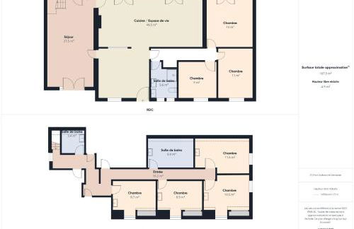 Port Blanc - maison familiale 12 adultes 2 enfants - Foto 25