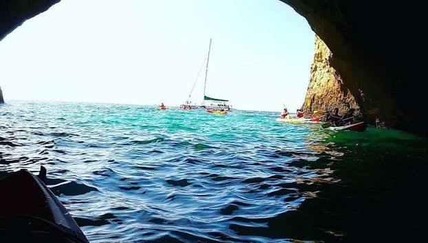 Going into the Benagil Caves