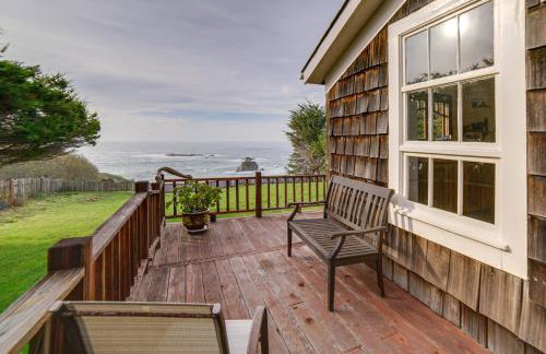 Rustic Oceanfront Mendocino Coast Cottage with Deck! - Foto 3