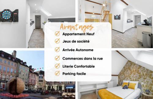 Le Duplex Moutarde, prox centre et Gare, 50m2, climatisation - Foto 13