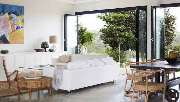 Coin salon dans le hall